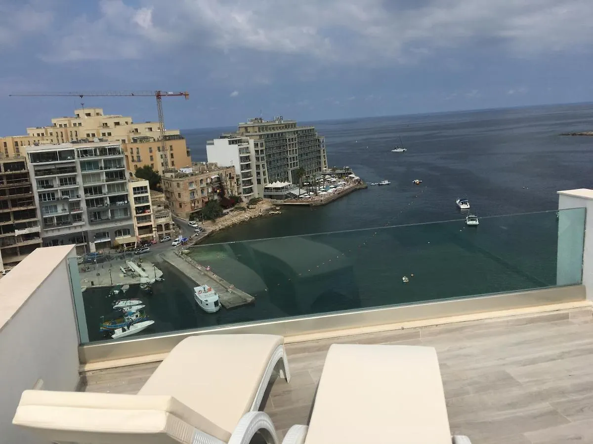Seafront Triplex Penthouse Luxury Designer Bliss Apartment Saint Julian's